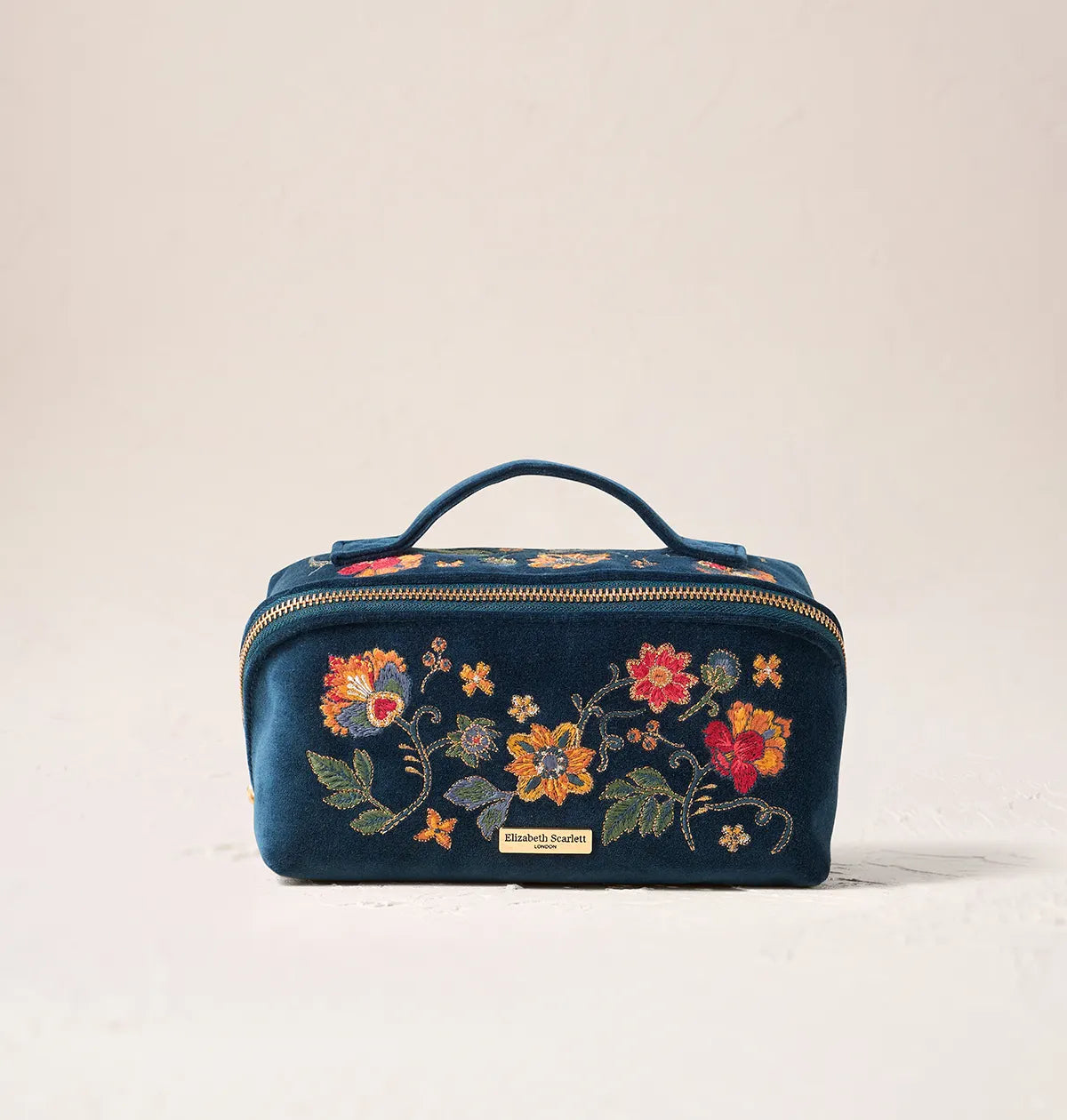 Botanical Garden Open Flat Makeup Bag