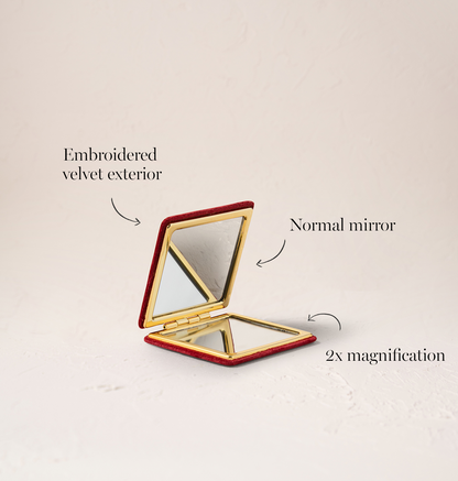 Enchanted Heart Compact Mirror