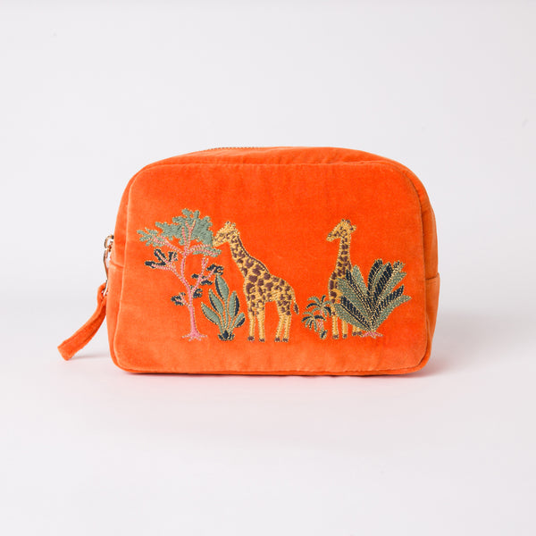 Giraffes Makeup Bag – Elizabeth Scarlett