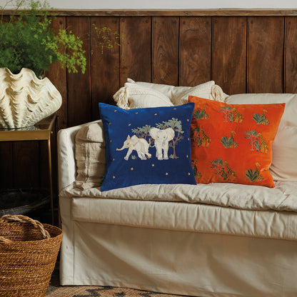 Baby Elephant Conservation Cushion Square