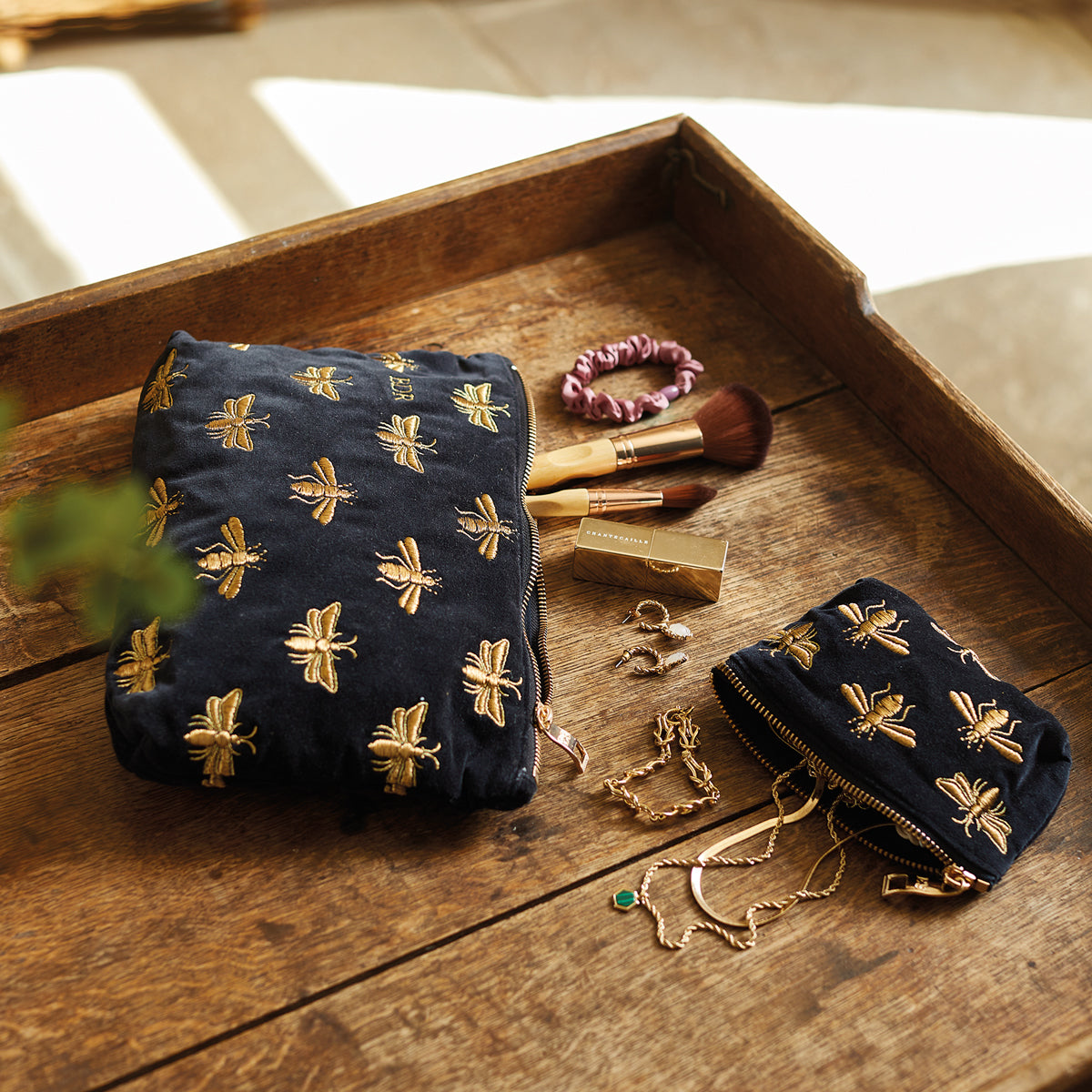 Velvet coin purse sales