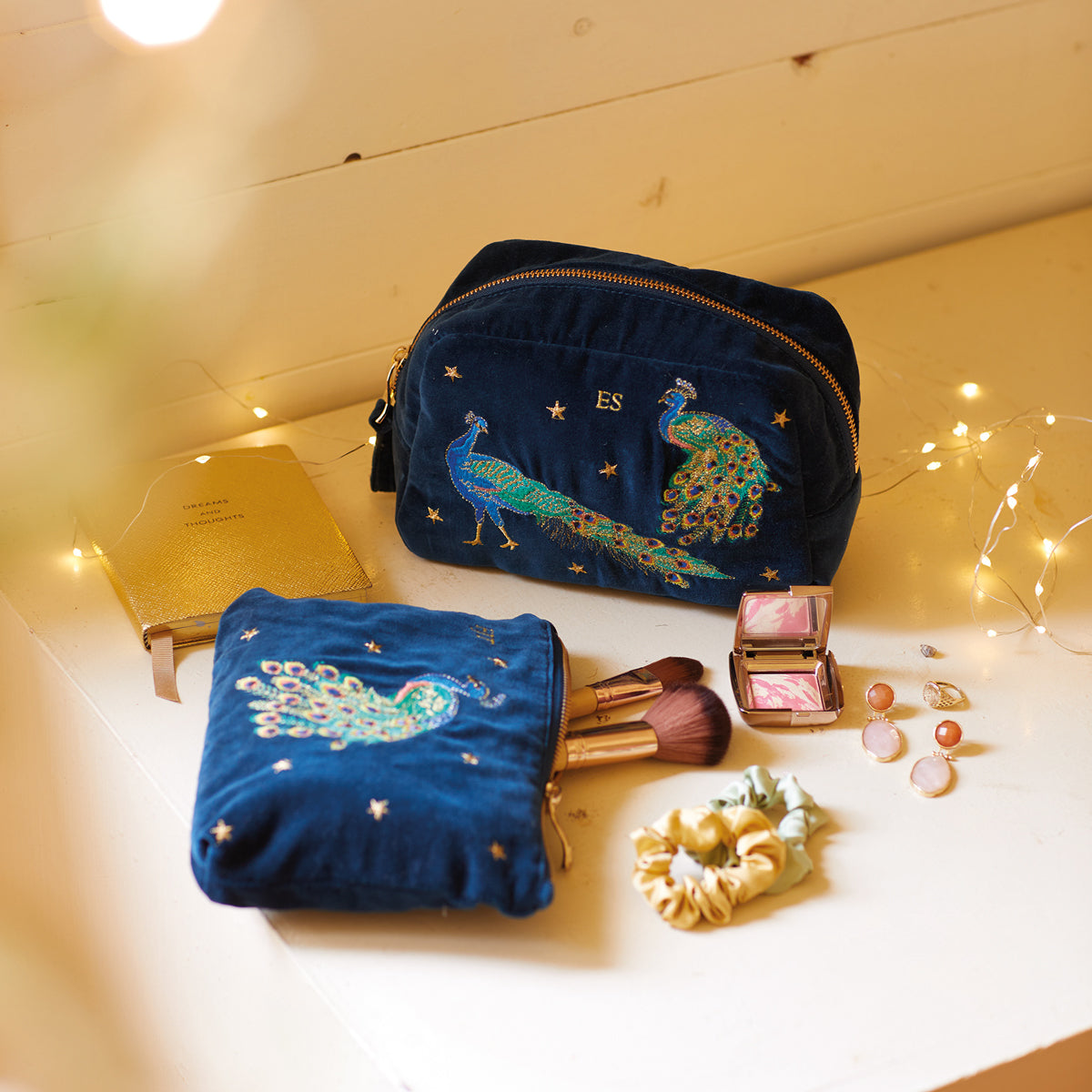Peacock Makeup Bag