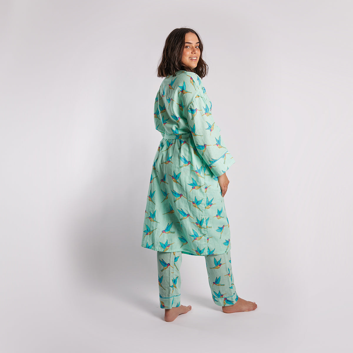 Hummingbird Mint Robe