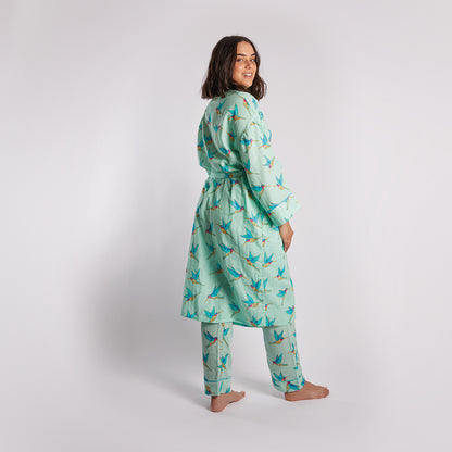 Hummingbird Mint Robe