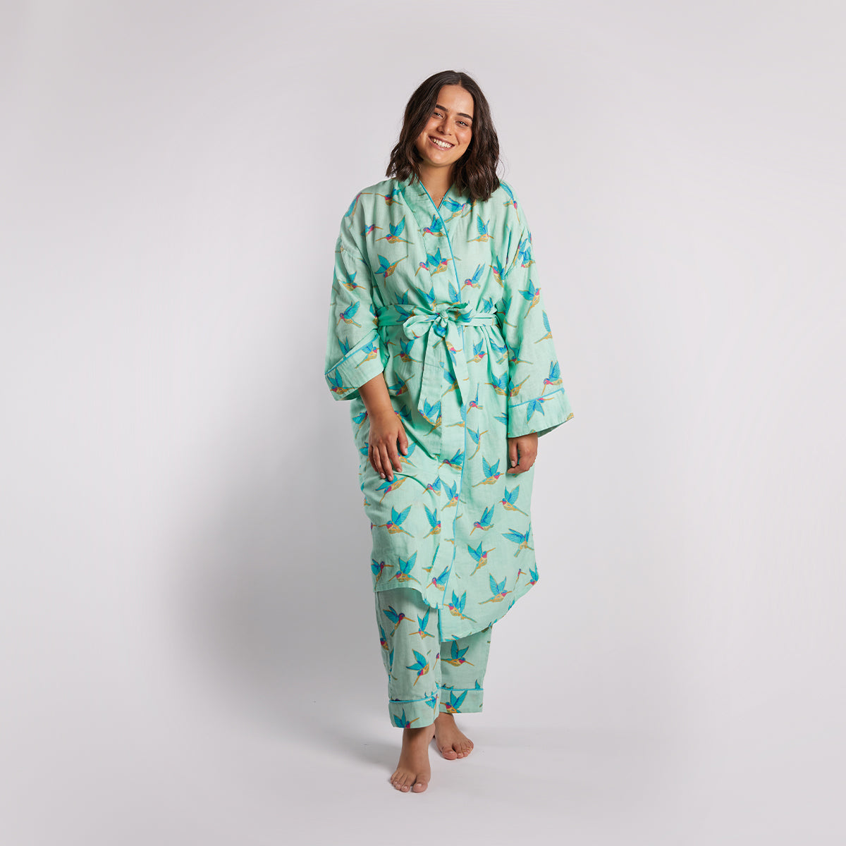 Hummingbird Mint Robe