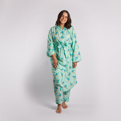 Hummingbird Mint Robe