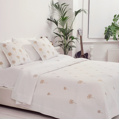 Luxury Soft Cotton Sateen Bedding Cushion Quilt 2