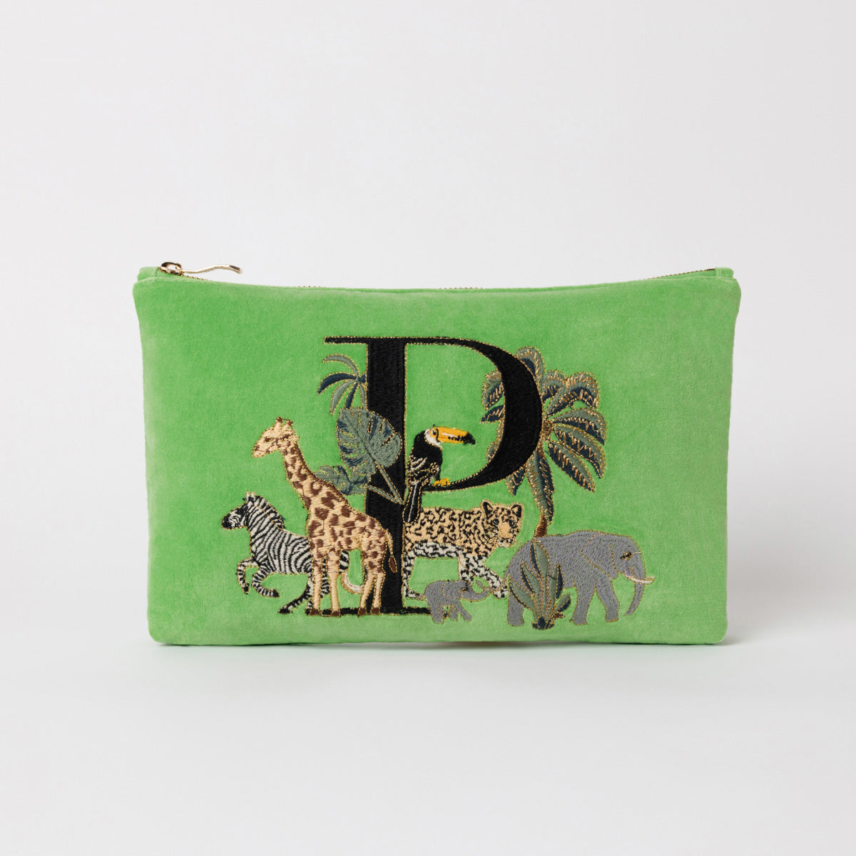 送関込み【Elizabeth Scarlett】Alphabet Everyday Pouch OceanAlphabetCobaltEverydayPou