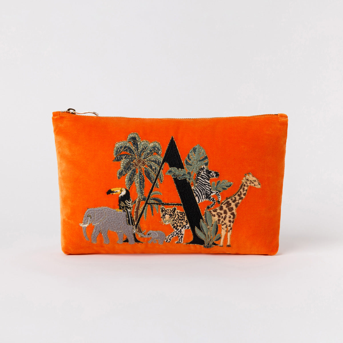 Alphabet Orange Everyday Pouch