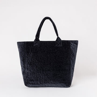 Gold Jungle Leaf Tote