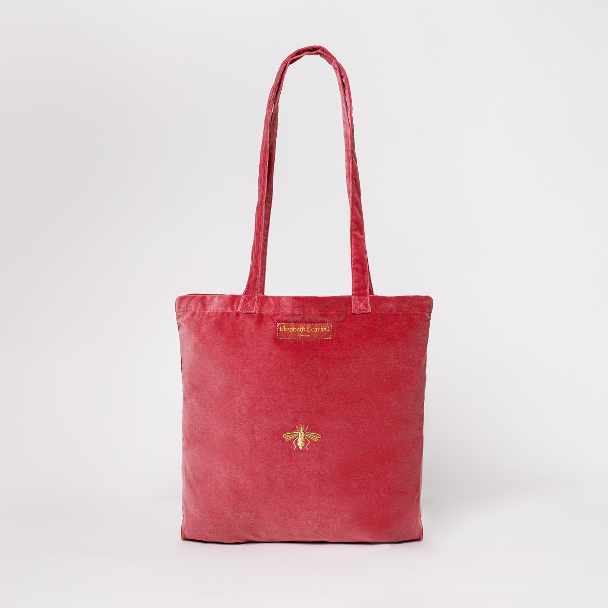 限定品【Fortnum & Mason】Elizabeth Scarlett Honey Bee トート Elizabeth Scarlett Honey Bee Velvet Travel Pouch, Sage