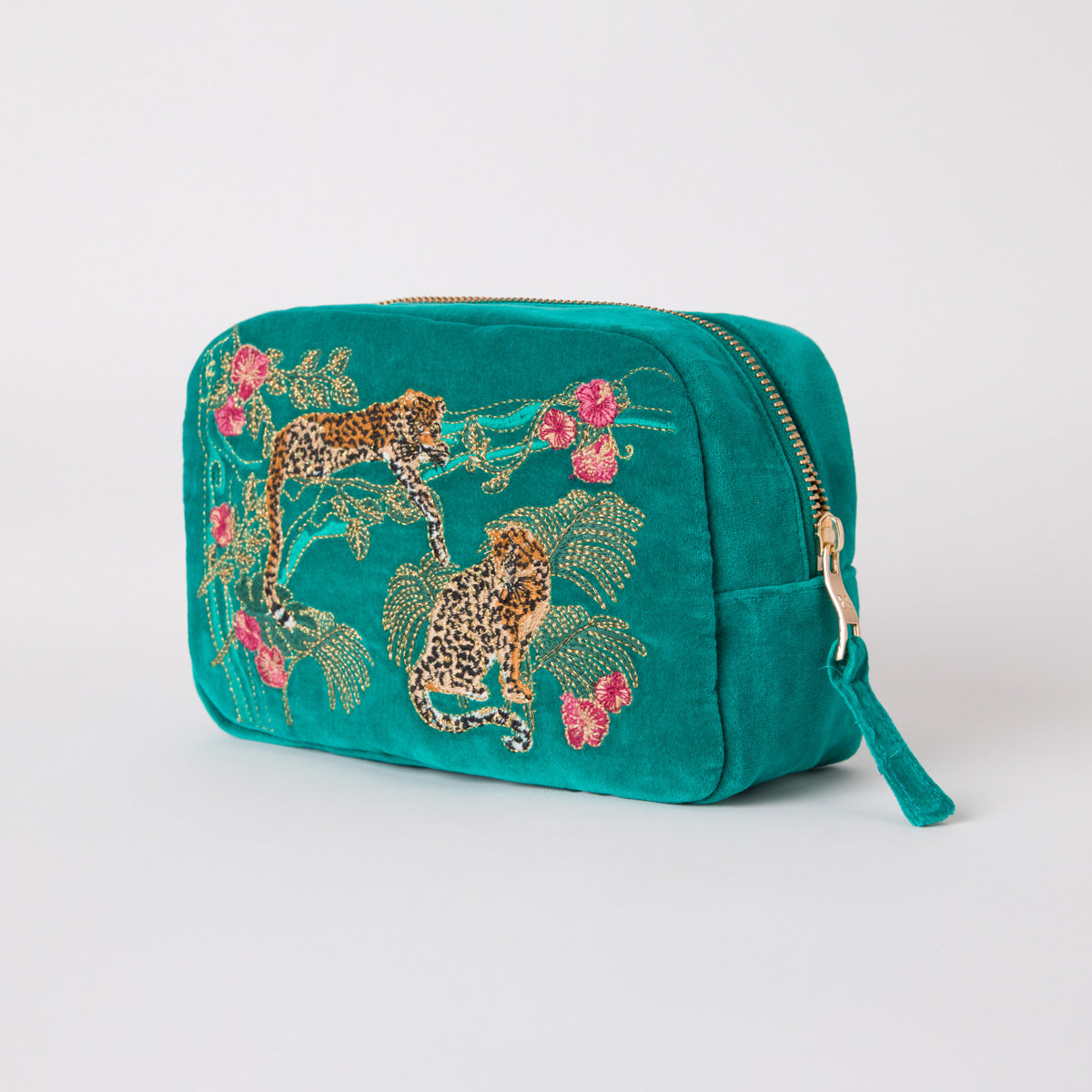 Elizabeth scarlett leopard pouch best sale